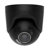 IP-відеокамера 8Mp Ajax TurretCam HL (8 Mp/2.8 mm) Black f=2.8mm, ІЧ+LED-підсвічування, з мікрофоном