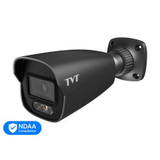 IP-відеокамера 6Mp TVT TD-9462E4(D/PE/AW3) Black f=2.8mm, ІЧ+LED-підсвічування, з мікрофоном