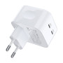 Мережевий зарядний пристрій Choetech Q5008 PD35W 2xUSB-C White