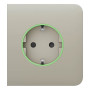 Фронтальна панель Ajax SideCover (smart) [type F] [55] ASP ivory/слонова кістка для розумної розетки Outlet (type F)