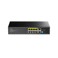 PoE-комутатор 10-портовий некерований Cudy GS1010PE 8 портів PoE+ гігабітний 120W