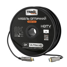 Кабель HDMI V2.1 оптичний 50м Trinix (AOC-HDMI8k-50m)