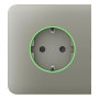 Фронтальна панель Ajax SideCover (smart) [type F] [55] ASP olive/оливкова для розумної розетки Outlet (type F)