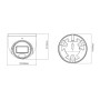 IP-відеокамера 4Mp TVT TD-9544S4L-A(D/PE/AW2) White f=2.8mm, ІЧ+LED-підсвічування, з мікрофоном