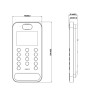 IP-відеопанель з WiFi 2Mp TVT TD-E2223-EM/IC/PE/WF з розпізнаванням облич та зчитувачем Mifare