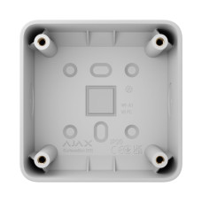 Коробка Ajax SurfaceBox [55] White для зовнішнього монтажу одного пристрою LightSwitch чи Outlet