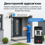 Автономна WiFi 2.4/5GHz IP-відеокамера з сонячною панеллю 5Mp Light Vision VLC-05IB-Solar (Tuya) White, f=2.8mm, на акумуляторних батареях 6000mAh