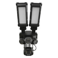 IP PTZ-відеокамера автономна з WiFi, прожектором та сонячною панеллю 3Mp+3Mp+3Mp Light Vision VLC-1223WIL/3C (Lamp+Solar) f=4mm, на акумуляторних батареях