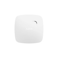 Бездротовий датчик диму Ajax FireProtect білий з температурним сенсором
