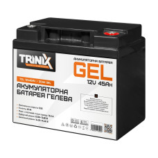 Акумуляторна батарея гелева 12В 45А*год Trinix TGL12V45Ah/20Hr GEL