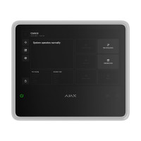 Бездротовий ППКП Ajax EN54 Fire Hub Jeweller White з Wi-Fi, 2G/4G, Ethernet, підтримкою до 200 пристроїв та 40 пожежних зон