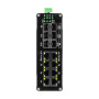 PoE-комутатор 14-портовий керований L2+ E-LINK ETH-IMC2408MP гігабітний з 8 портами PoE, 240W