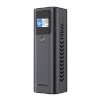 Повербанк 27000mAh Choetech B670 Grey 140W QC3.0 PD3.1 TFT Smart дисплей