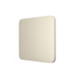 Кнопка Button (ivory/слонова кістка) для LightSwitch SoloButton (2-gang) Ajax