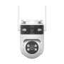 IP PTZ-відеокамера з WiFi 4Mp+4Mp Light Vision VLC-9304WI/2C (Tuya) f=4mm, ІЧ+LED-підсвічування, з мікрофоном