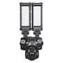 IP PTZ-відеокамера автономна з 4G, прожектором та сонячною панеллю 3Mp+3Mp+3Mp Light Vision VLC-1223IGL/3C (Lamp+Solar) f=4mm, на акумуляторних батареях