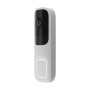 Відеодзвінок з WiFi 4Mp Ajax DoorBell White із вбудованим штучним інтелектом та ІЧ датчиком руху