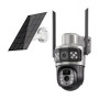 IP PTZ-відеокамера автономна з WiFi та сонячною панеллю 3Mp+3Mp Light Vision VLC-9430WIA/2C3S (Solar) f=4mm, на акумуляторних батареях