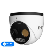 Тепловізійна IP-відеокамера TVT TD-5525E1-VT1(7/PE) Thermal 256*192 f=7mm Optical 5Mp f=8mm Тепловізійна IP-відеокамера TVT TD-5525E1-VT1(7/PE) Thermal 256*192 f=7mm Optical 5Mp f=8mm