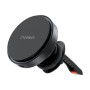 Автомобільний зарядний пристрій Choetech T205-F Black бездротова зарядка, магнітне кріплення