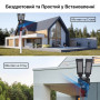 IP PTZ-відеокамера автономна з 4G, прожектором та сонячною панеллю 3Mp+3Mp+3Mp Light Vision VLC-1223IGL/3C (Lamp+Solar) f=4mm, на акумуляторних батареях