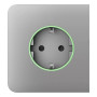 Фронтальна панель Ajax SideCover (smart) [type F] [55] ASP fog/димна для розумної розетки Outlet (type F)
