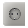 Фронтальна панель Ajax SideCover (basic) [type F] oyster/устрична для розетки Outlet (type F)