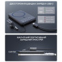 Повербанк 5000mAh Choetech B861 Grey 20W QC3.0 PD3.0 бездротова магнітна зарядка MagSafe