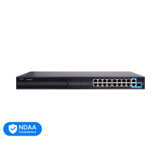 PoE-комутатор 19-портовий TVT TD-B2216S1-PGS з 16 портами PoE PoE-комутатор 19-портовий TVT TD-B2216S1-PGS з 16 портами PoE