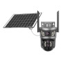 IP PTZ-відеокамера автономна з 4G та сонячною панеллю 3Mp+3Mp Light Vision VLC-9530IG10Z/2C3S (Solar) f=4+8mm, на акумуляторних батареях