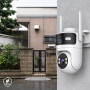 IP PTZ-відеокамера з WiFi 4Mp+4Mp Light Vision VLC-9304WI/2C (Tuya) f=4mm, ІЧ+LED-підсвічування, з мікрофоном