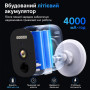 Автономна WiFi 2.4/5GHz IP-відеокамера 3Mp Light Vision VLC-03IB(CamHi) White, f=3.6mm, на акумуляторних батареях 4000mAh