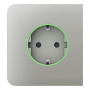 Фронтальна панель Ajax SideCover (smart) [type F] [55] ASP oyster/устрична для розумної розетки Outlet (type F)