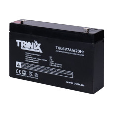 Акумуляторна батарея гелева 6В 7Аг Trinix TGL6V7Ah/20Hr GEL