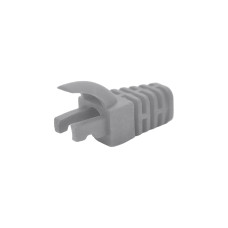 Чохол ізолюючий для роз'єму RJ-45 Cat.5/Cat.6, (N) ПВХ сірий, 100 шт.