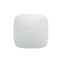 Інтелектуальна централь Ajax Hub 2 (4G) біла з 2G, 3G, 4G, Ethernet, підтримкою датчиків з фотоверифікацією