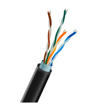 Кабель вита пара FTP CAT5E CCA 0.51mm LDPE Outdoor Trinix 305m Кабель вита пара FTP CAT5E CCA 0.51mm LDPE Outdoor Trinix 305m