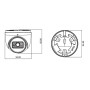 IP-відеокамера 5Mp TVT TD-9554E3B-A (D/PE/AR2) f=2.8mm з мікрофоном