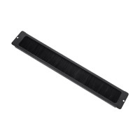 Кабельне введення Trinix TRX-1U/CEB Black з щіткою для комутаційної шафи 19