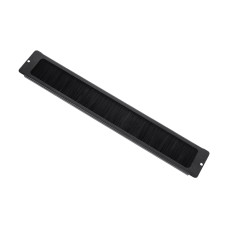 Кабельне введення Trinix TRX-1U/CEB Black з щіткою для комутаційної шафи 19