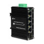 PoE-комутатор 5-портовий E-LINK LNK-IMC104GP-SFP IN 12-48V