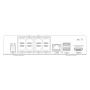 IP-відеореєстратор 8-канальний 8Mp TVT TD-3008H1-8P-A1L (64-64) з 8 портами PoE