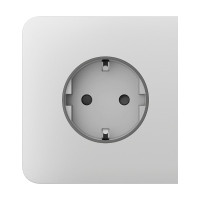 Фронтальна панель Ajax SideCover (basic) [type F] white/біла для розетки Outlet (type F)
