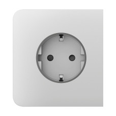 Фронтальна панель Ajax SideCover (basic) [type F] white/біла для розетки Outlet (type F)