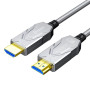 Кабель оптичний армований HDMI 2.1 80m Dtech DT-HF8080K