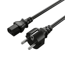 Кабель живлення Trinix C13-EU plug євророзетка 3м