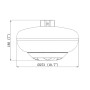 IP-відеокамера панорамна мультисенсорна 2Mp*8 TVT TD-6528M3 (D/PE/AR2) f=3.3mm
