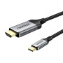 Кабель Choetech CH0021 Black USB-C to HDMI 4K@60Hz 1.8m