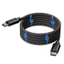 Кабель Choetech XCC-1052 Black USB-C to USB-C Magnetic PD3.1 240W 1.2m