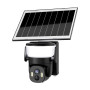 IP PTZ-відеокамера автономна з WiFi, прожектором та сонячною панеллю 3Mp Light Vision VLC-6103WLS Black (Lamp+Solar) (CareCam Pro) f=3.6mm, на акумуляторних батареях